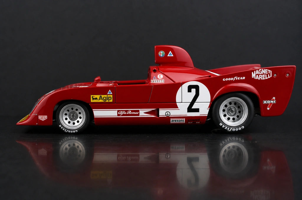 Alfa Romeo 1975 33TT12 #2 1:18 modelo colecionável em fundição por AutoArt - ver 5