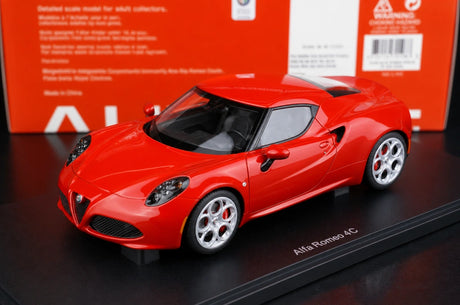 AutoArt Alfa Romeo 2013 4C Red 1:18 – Collectible Diecast Model Die-Cast