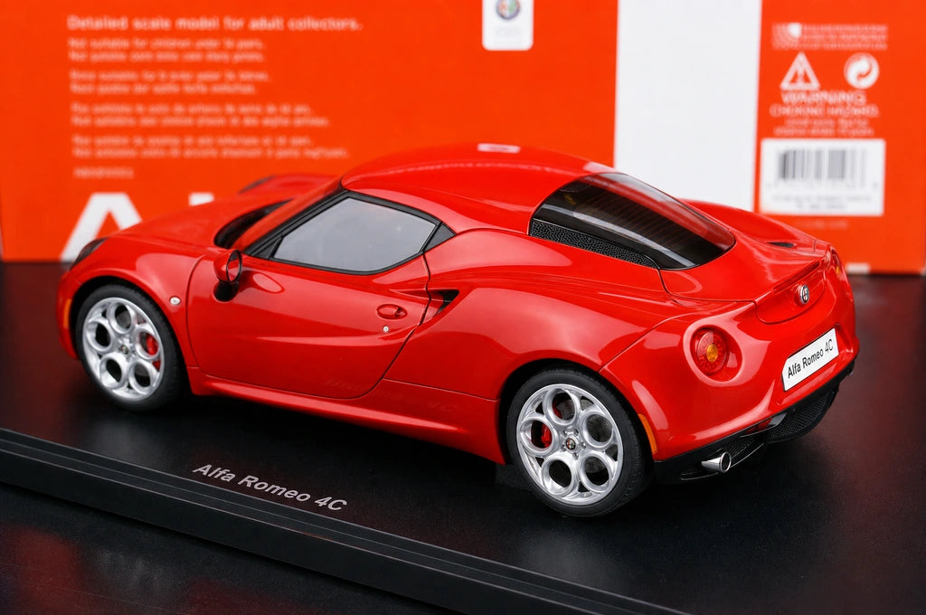 AutoArt Alfa Romeo 2013 4C Red 1:18 – Collectible Diecast Model Die-Cast