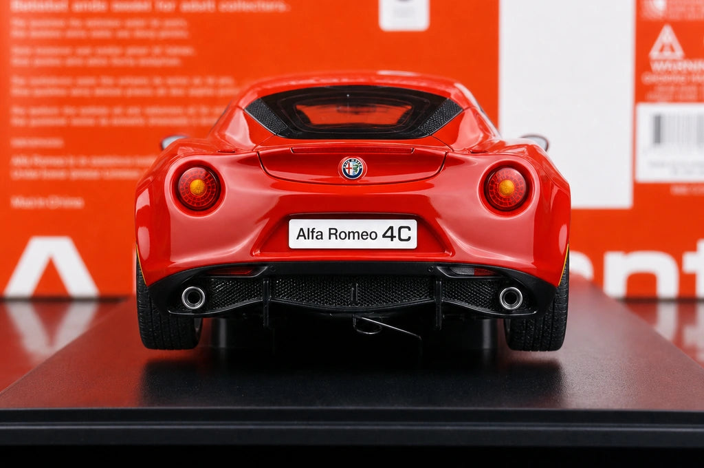 AutoArt Alfa Romeo 2013 4C Red 1:18 – Collectible Diecast Model Die-Cast