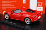 AutoArt Alfa Romeo 2013 4C Red 1:18 – Collectible Diecast Model Die-Cast
