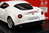 AutoArt Alfa Romeo 2013 4C White 1:18 – Collectible Diecast Model Die-Cast