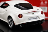 AutoArt Alfa Romeo 2013 4C White 1:18 – Collectible Diecast Model Die-Cast