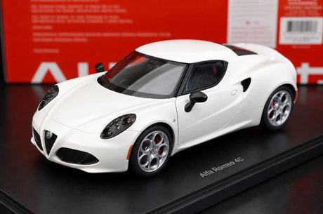 AutoArt Alfa Romeo 2013 4C White 1:18 – Collectible Diecast Model Die-Cast