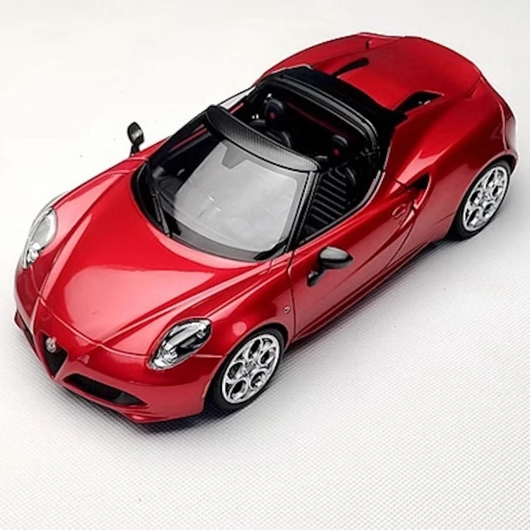 [AutoArt] 1:18 Alfa Romeo 2015 4C Spider röd modellbil Die-Cast