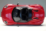 [AutoArt] 1:18 Alfa Romeo 2015 4C Spider röd modellbil Die-Cast