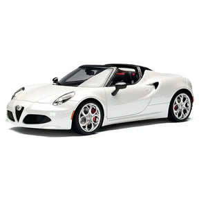 [AutoArt] 1:18 Alfa Romeo 2015 4C Spider White Model Car Die-Cast