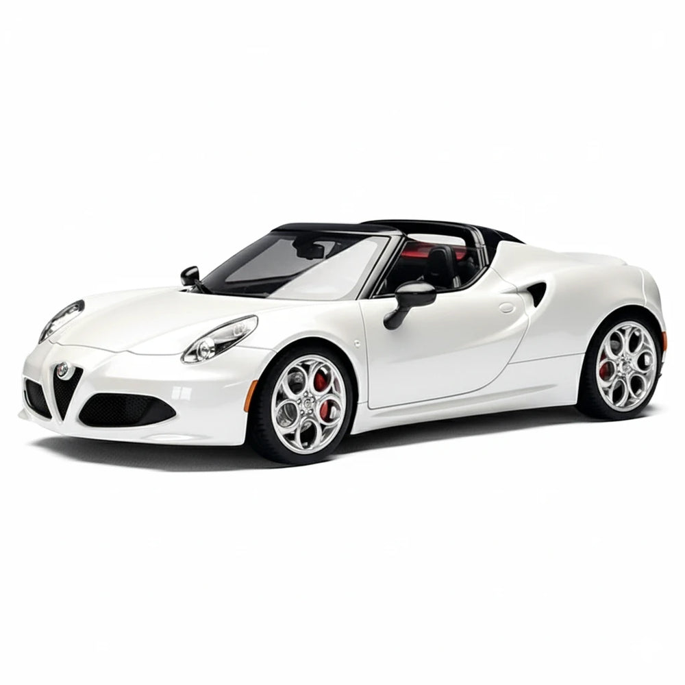 [AutoArt] 1:18 Alfa Romeo 2015 4C Spider bianco modellino di auto Die-Cast