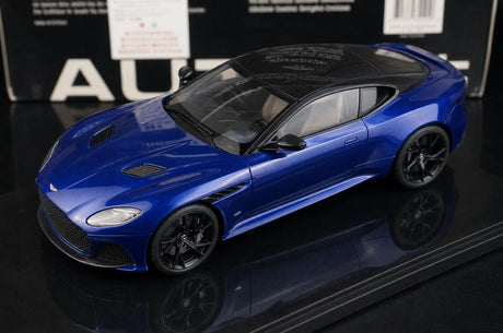 AutoArt Aston Martin 2008 DBS Blue 1:18 – Verzamelobject gegoten model van gietijzer