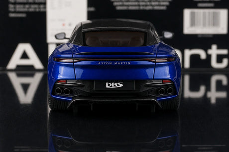AutoArt Aston Martin 2008 DBS Blue 1:18 – Verzamelobject gegoten model van gietijzer