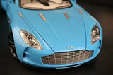 [AutoArt] 1:18 Aston Martin 2009 One-77 Blue Model Car Die-Cast