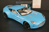 [AutoArt] 1:18 Aston Martin 2009 One-77 Blue Model Car Die-Cast