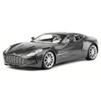 AutoArt Aston Martin 2009 One-77 آيرون جراي 1:18 – نموذج معدني قابل للجمع مصبوب، مصبوب.