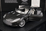AutoArt Aston Martin 2009 One-77 آيرون جراي 1:18 – نموذج معدني قابل للجمع مصبوب، مصبوب.