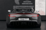 AutoArt Aston Martin 2009 One-77 آيرون جراي 1:18 – نموذج معدني قابل للجمع مصبوب، مصبوب.