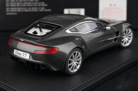 AutoArt Aston Martin 2009 One-77 Iron Gray 1:18 – Verzamelobject gegoten model gegoten