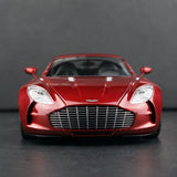 AutoArt Aston Martin 2009 One-77 ميلان ريد 1:18 – نموذج معدني قابل للجمع من القالب المصبوب
