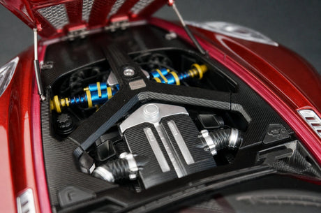 AutoArt Aston Martin 2009 One-77 Milan Red 1:18 – Verzamelobject gegoten model met gietijzer