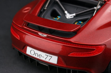 AutoArt Aston Martin 2009 One-77 Milan Red 1:18 – Verzamelobject gegoten model met gietijzer