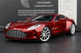AutoArt Aston Martin 2009 One-77 ميلان ريد 1:18 – نموذج معدني قابل للجمع من القالب المصبوب