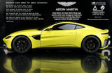 AutoArt Aston Martin 2019 Vantage Lemon Yellow 1:18 – Collectible Diecast Model Die-Cast