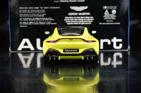AutoArt Aston Martin 2019 Vantage Lemon Yellow 1:18 – Verzamelobject gegoten model met gietijzer