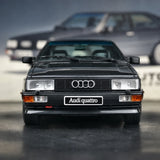 AutoArt Audi 1981 كواترو LWB سيلفر آند رمادي 1:18 – نموذج معدني قابل للجمع من القالب المصبوب