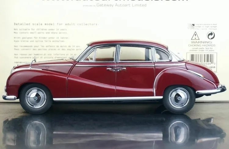[AutoArt] 1:18 BMW 1954 502 röd modellbil Die-Cast