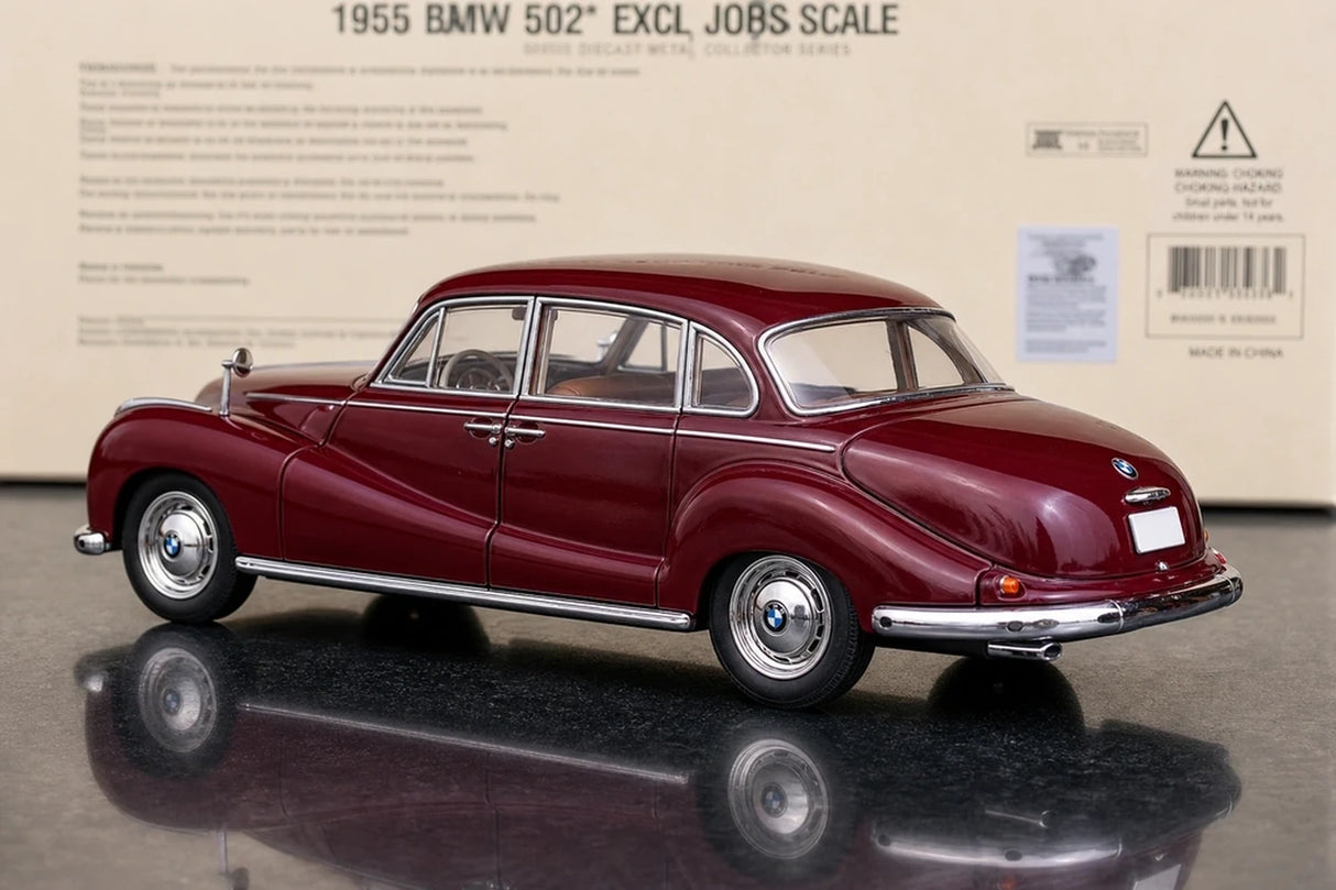 AutoArt BMW 1955 502 Burgundy 1:18 – Druckguss-Sammlermodell