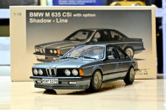 [AutoArt] 1:18 BMW 1989 E24 M635 CSi Blue Model Car Die-Cast