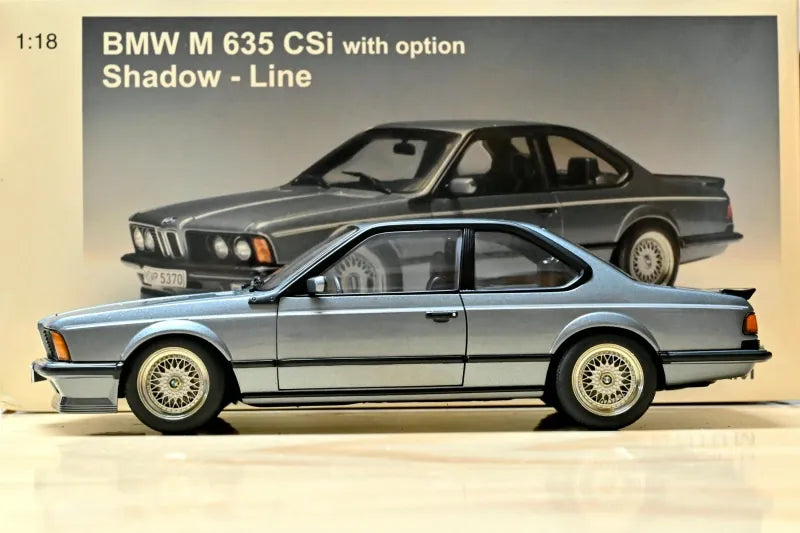 [AutoArt] 1:18 BMW 1989 E24 M635 CSi Blue Model Car Die-Cast