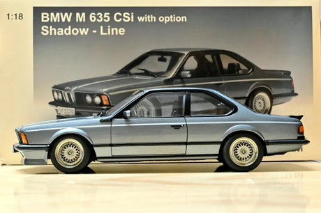 [AutoArt] 1:18 BMW 1989 E24 M635 CSi Blue Model Car Die-Cast