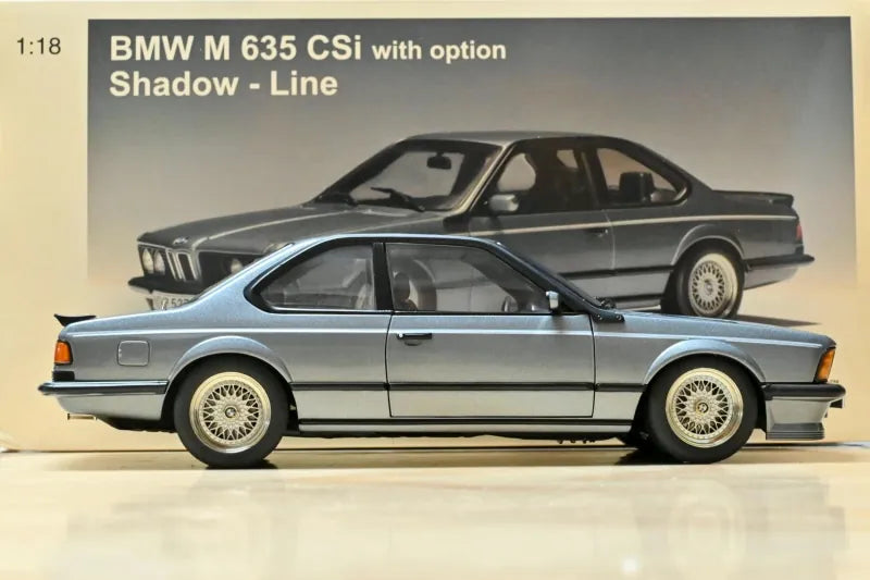 [AutoArt] 1:18 BMW 1989 E24 M635 CSi Blue Model Car Die-Cast