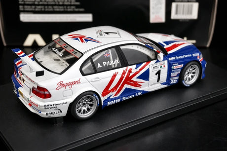 BMW 2005 320 WTCC نموذج #1 1:18 القابل للجمع من AutoArt - عرض 6