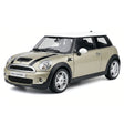 AutoArt BMW 2001 كوبر إس شامبانيا جولد 1:18 – نموذج معدني قابل للجمع مصبوب، قالب