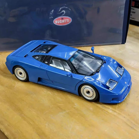 [AutoArt] 1:18 Bugatti 1991 EB110 GT Blue Model Car Die-Cast