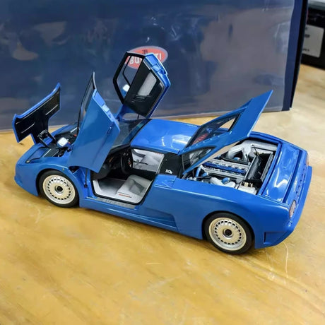 [AutoArt] 1:18 Bugatti 1991 EB110 GT Blue Model Car Die-Cast
