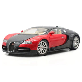 AutoArt Bugatti 2005 Veyron 16.4 Black and Red 1:18 – Collectible Diecast Model Die-Cast