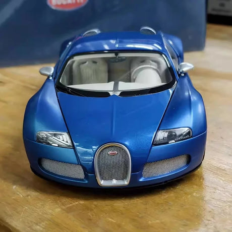 [AutoArt] 1:18 Bugatti 2005 Veyron 16.4 Blue Model Car Die-Cast