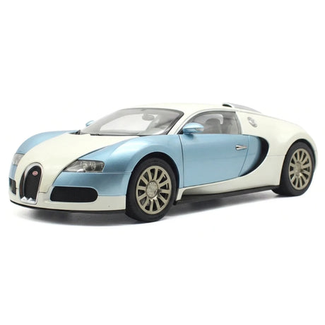 [AutoArt] 1:18 Bugatti 2005 Veyron 16.4 White Blue Model Car Die-Cast