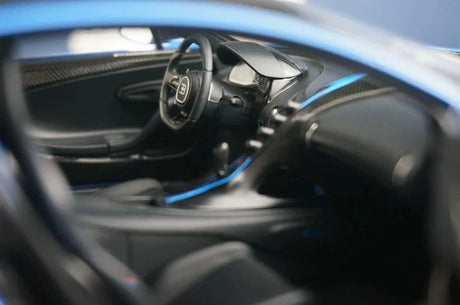 AutoArt Bugatti 2018 Chiron 스포츠 블루 1:18 – 수집용 다이캐스트 모델 다이캐스트
