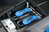 AutoArt Bugatti 2018 Chiron سبورت بلو 1:18 – نموذج معدني قابل للجمع مصبوب.