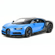AutoArt Bugatti 2018 Chiron سبورت بلو 1:18 – نموذج معدني قابل للجمع مصبوب.