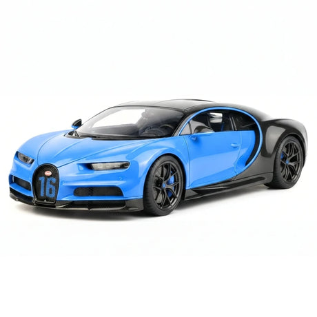 AutoArt Bugatti 2018 Chiron 스포츠 블루 1:18 – 수집용 다이캐스트 모델 다이캐스트