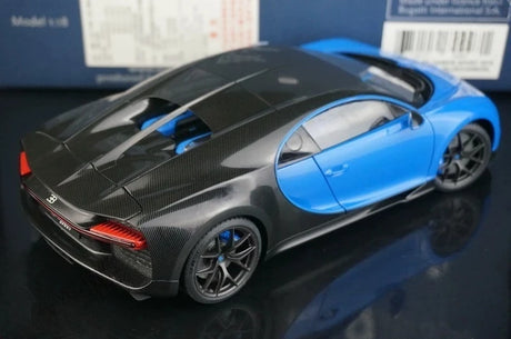 AutoArt Bugatti 2018 Chiron 스포츠 블루 1:18 – 수집용 다이캐스트 모델 다이캐스트