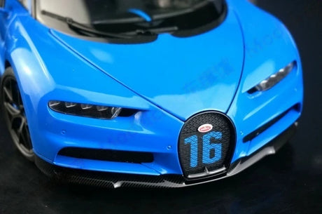 AutoArt Bugatti 2018 Chiron 스포츠 블루 1:18 – 수집용 다이캐스트 모델 다이캐스트