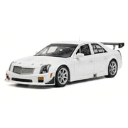 AutoArt Cadillac 2004 CTS-V wit rood Accent 1:18 – verzamelmodelauto van gegoten metaal