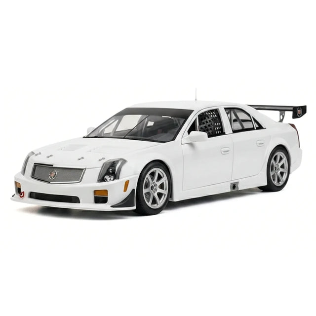 AutoArt Cadillac 2004 CTS-V Białoczerwony akcent 1:18 – Kolekcjonerski model odlewany