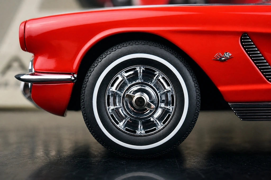 AutoArt Chevrolet 1962 Corvette C1 Red 1:18 – Collectible Diecast Model Die-Cast