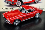 AutoArt Chevrolet 1962 Corvette C1 Red 1:18 – Collectible Diecast Model Die-Cast